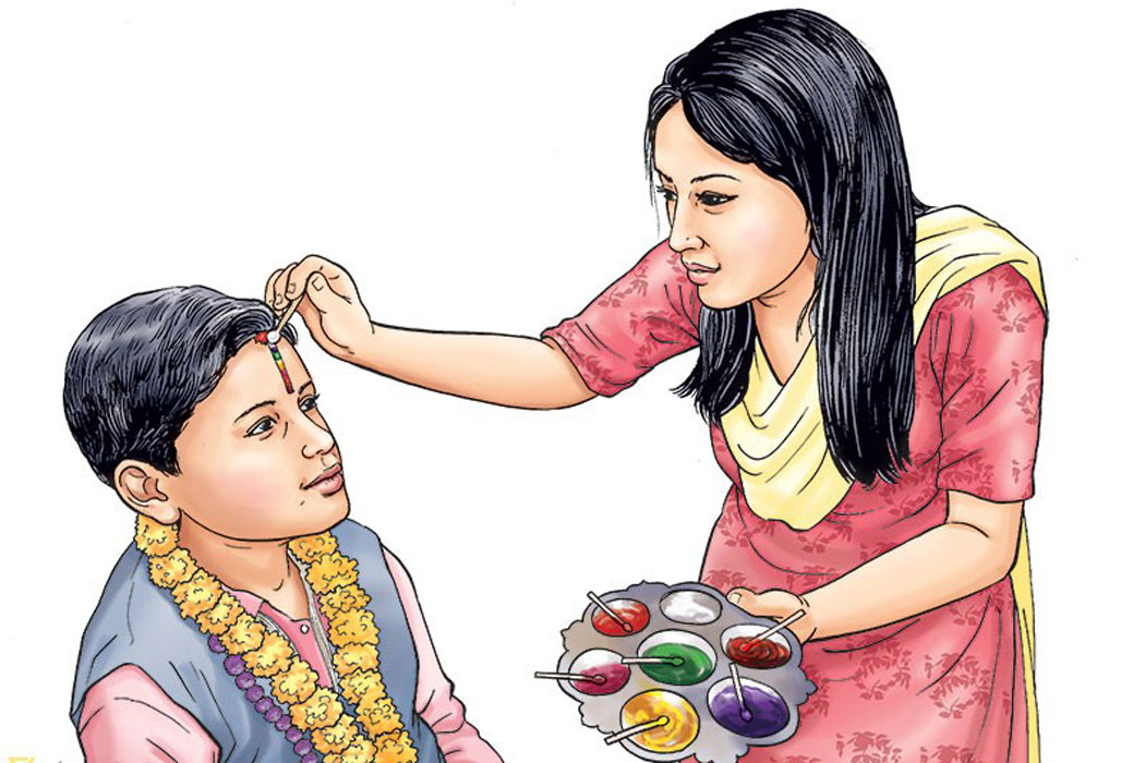 आज भाइटीका : उत्तम साइत ११:३९ बजे