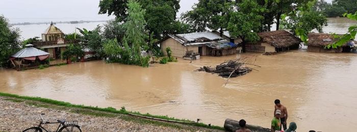 बाढीबाट कैलालीमा ३  जना बेपत्ता, ६ हजार घर डुबानमा