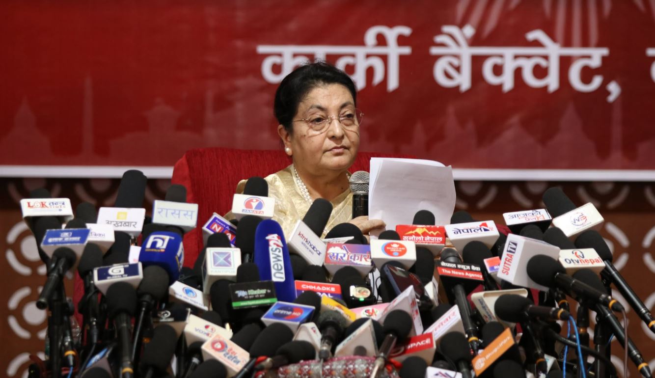 म एमालेमै छु : विद्या भण्डारी