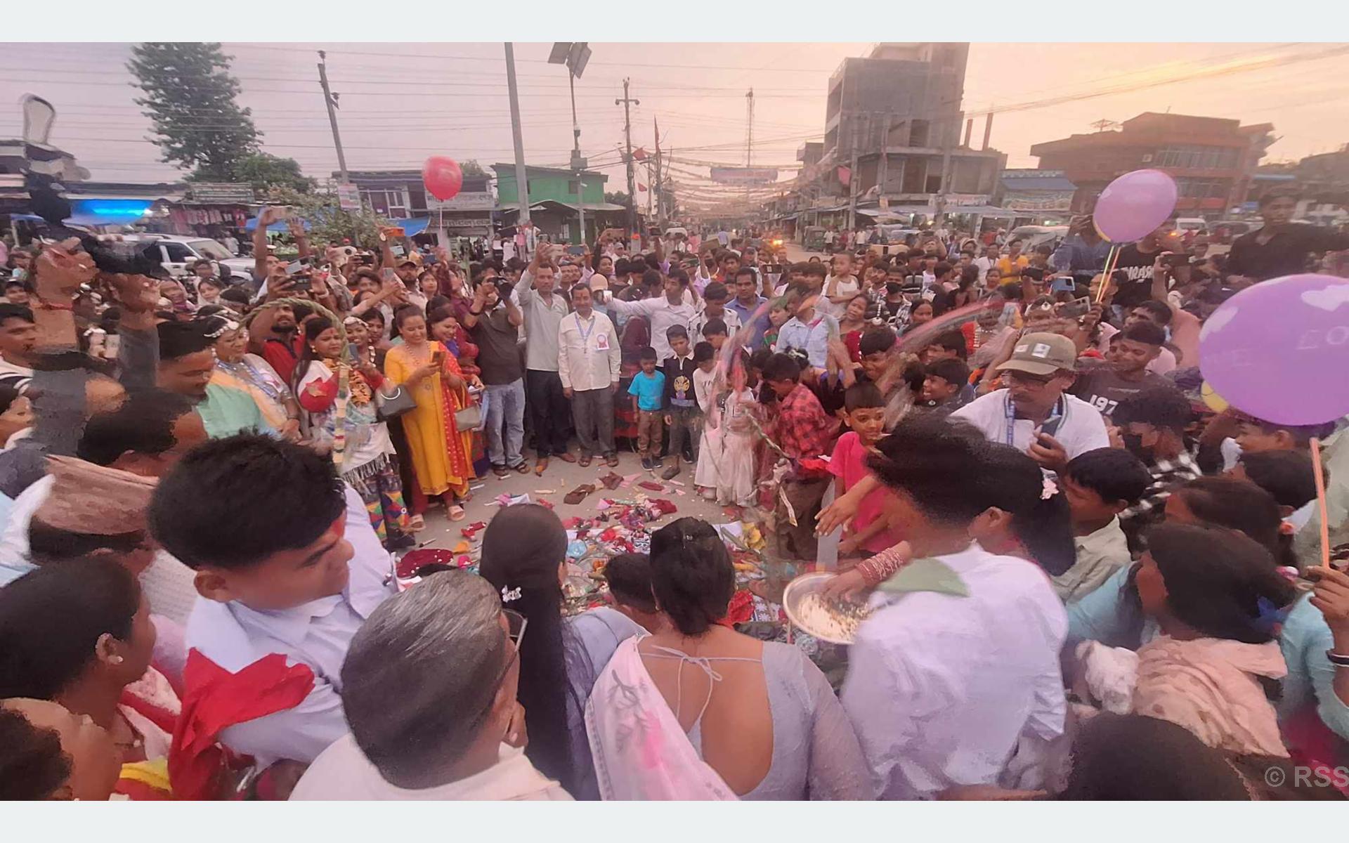 श्रावण १३ गते थारू समुदायको गुरही पर्व, धनगढीमा भव्यताका साथ मनाइने