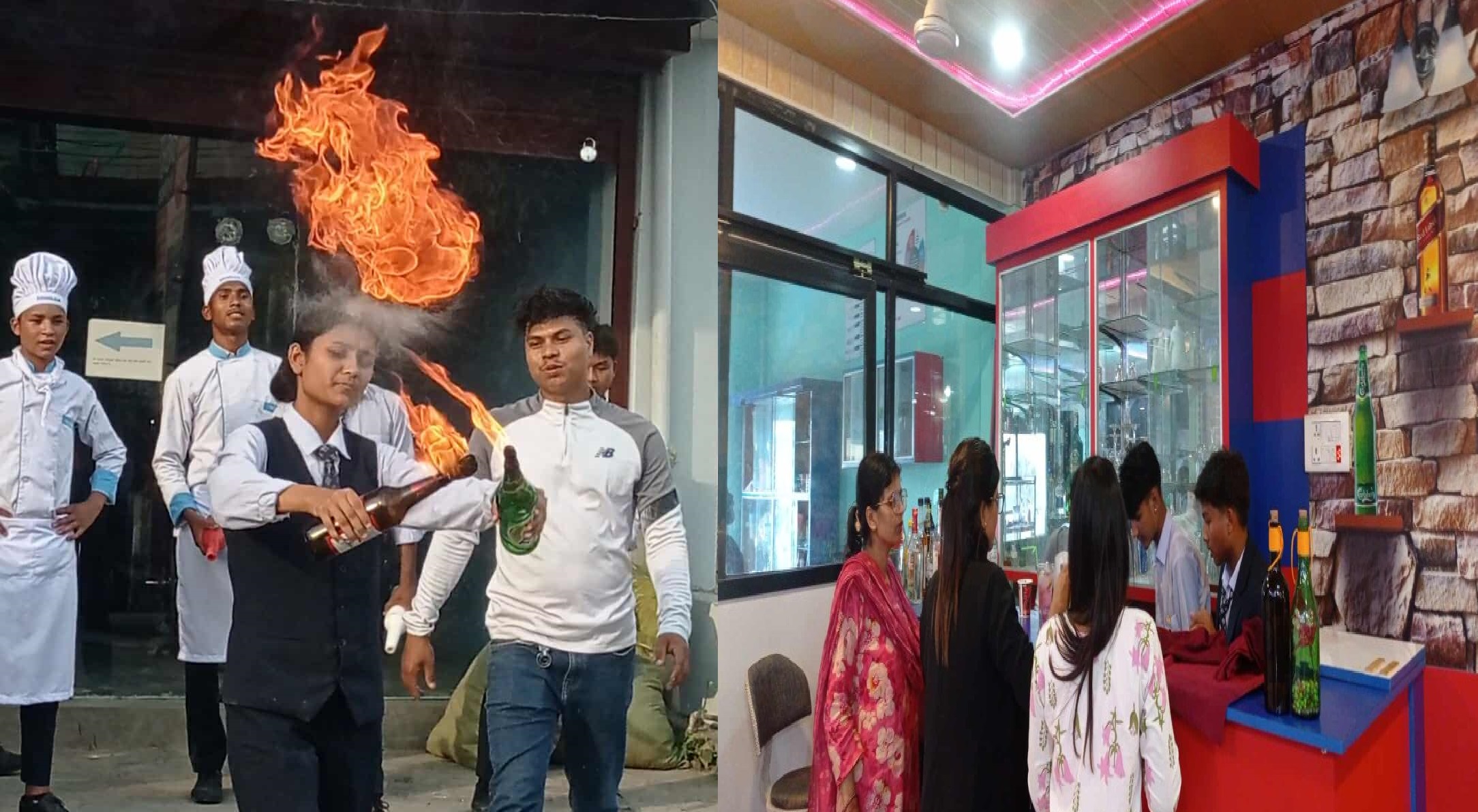 धनगढीको साहारा होटल म्यानेजमेन्टद्वारा वार टेन्डर, बरिष्टा र बेकरी तालिम