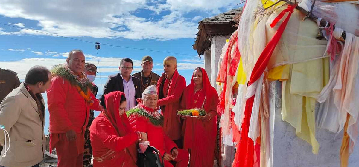 बाजुरावासी स्वर्गका बासिन्दा जस्तो लाग्यो : राष्ट्रपति